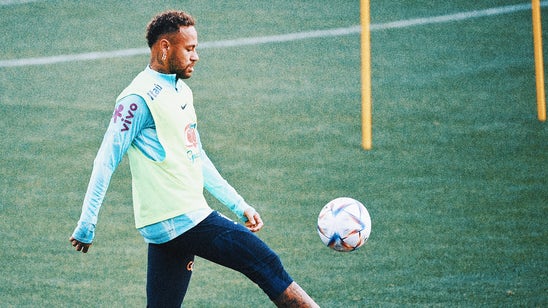 Brazil star Neymar shows incredible first touch on ball dropped from drone