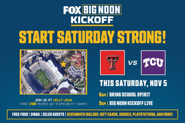 TCU Football: Fox Big Noon Kickoff Once Again Features The Frogs - Sports  Illustrated TCU Killer Frogs News, Analysis and More