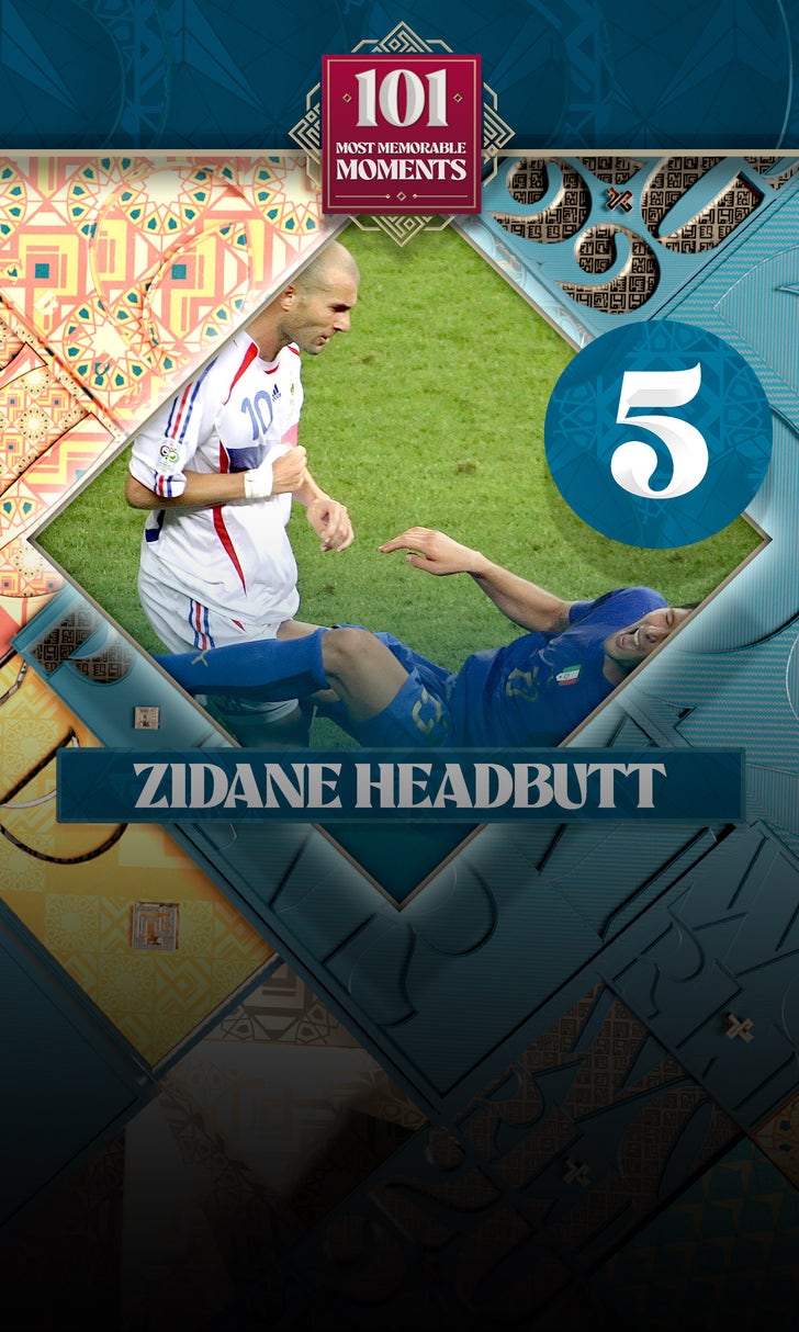 World Cup's 101 Most Memorable Moments: Zidane headbutts Materazzi