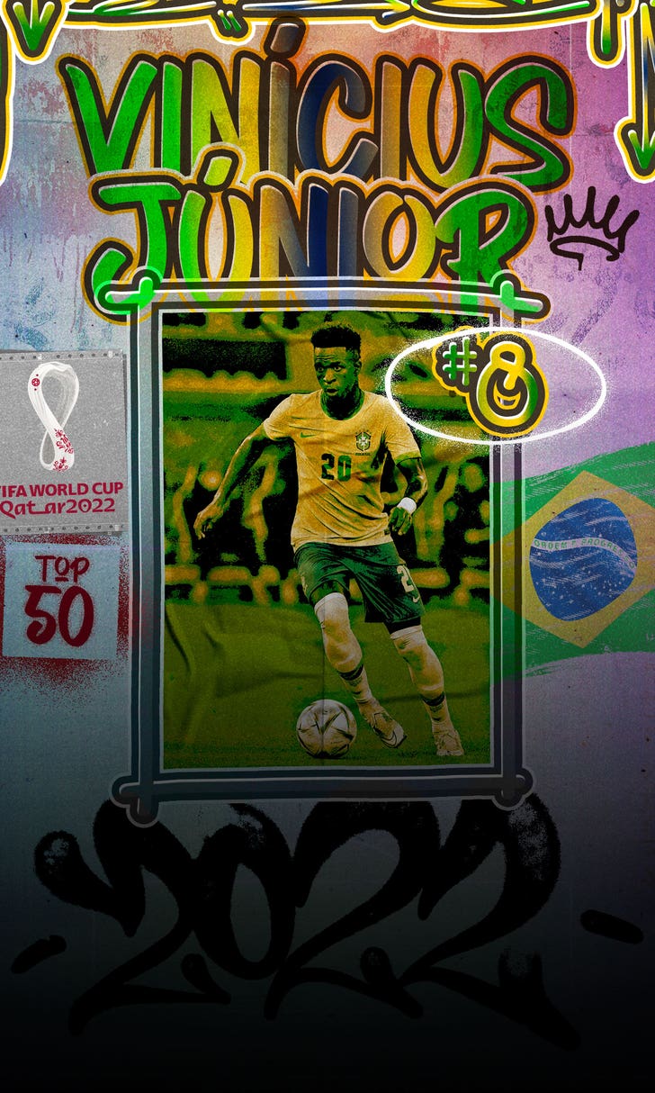Stu Holden's top 50 players at World Cup 2022, No. 8: Vinicius Junior