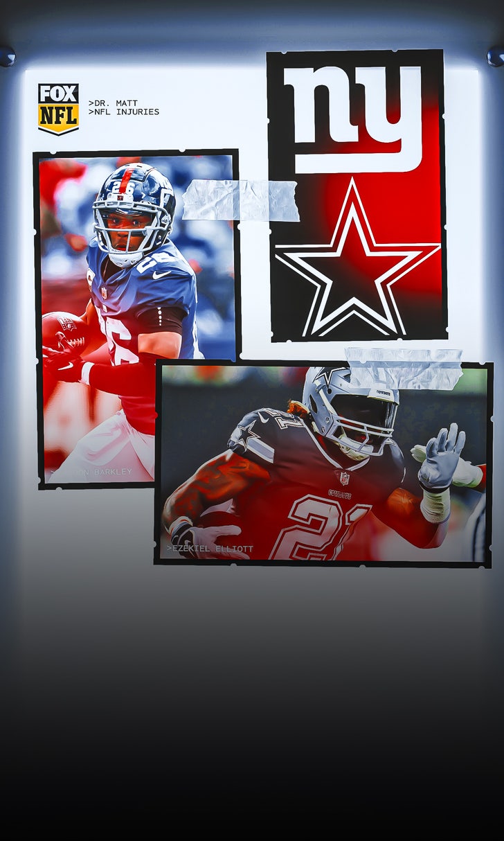 NFL's 5 healthiest, most injured teams; previewing Giants-Cowboys