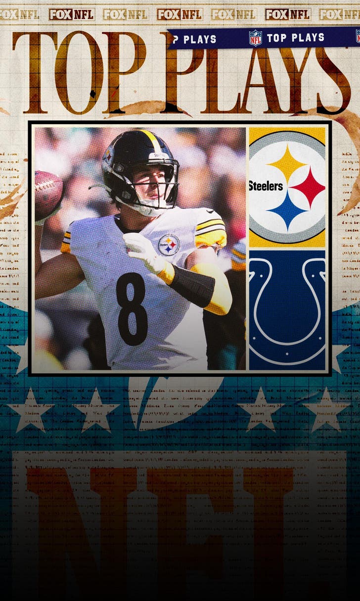 NFL Week 12 top plays: Steelers top Colts on Monday Night Football
