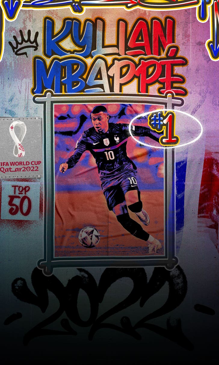 Top 50 players at World Cup 2022, No. 1: Kylian Mbappé