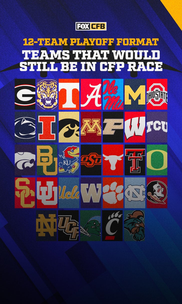 College Football Playoff rankings: Who would be alive in a 12-team format?