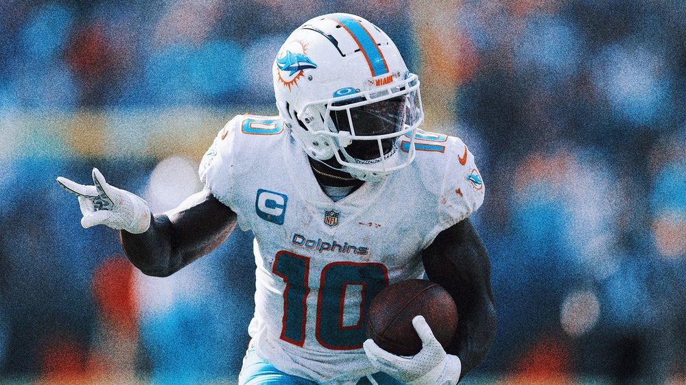 Dolphins' Tyreek Hill says he will 'break 2,000 yards next year'