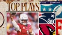 NFL Week 14 top plays: Patriots facing Cardinals; Kyler Murray injured