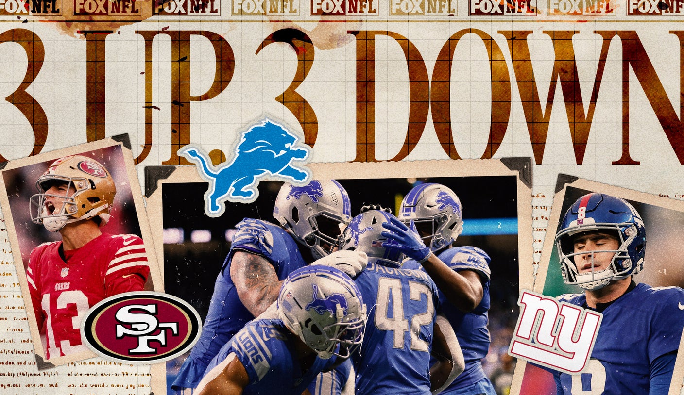 Brock Purdy becomes 'Mr. Relevant'; Lions not done yet; Giants free  falling: 3 up, 3 down