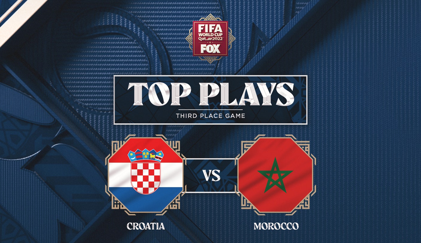 Hoogtepunten Kroatië vs Marokko: Kroatië wint met 2-1 in de wedstrijd om de derde plaats Hoogtepunten Kroatië vs Marokko: Kroatië wint met 2-1 in de wedstrijd om de derde plaats
