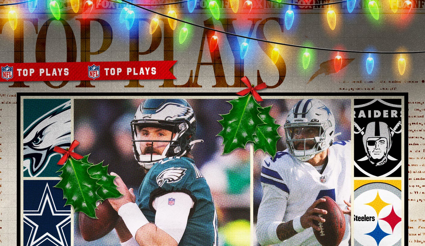 NFL Christmas Eve top plays: Cowboys drop Eagles, Steelers edge Raiders
