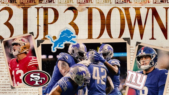 Brock Purdy becomes 'Mr. Relevant'; Lions not done yet; Giants free falling: 3 up, 3 down