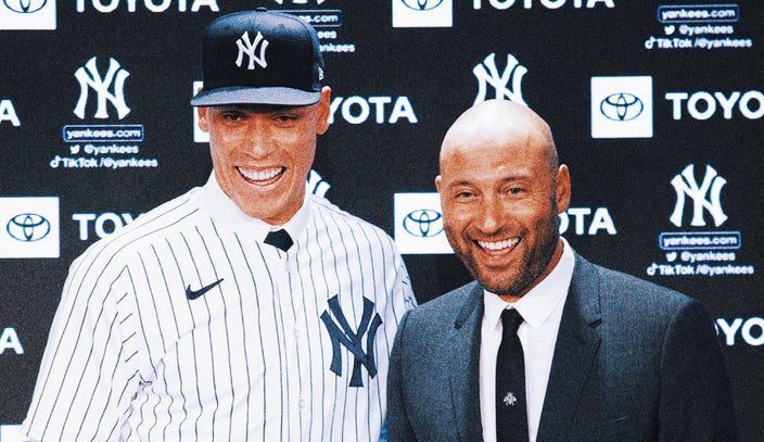 The Captains Derek Jeter And Aaron Judge New York Yankees Shirt For Men  Women