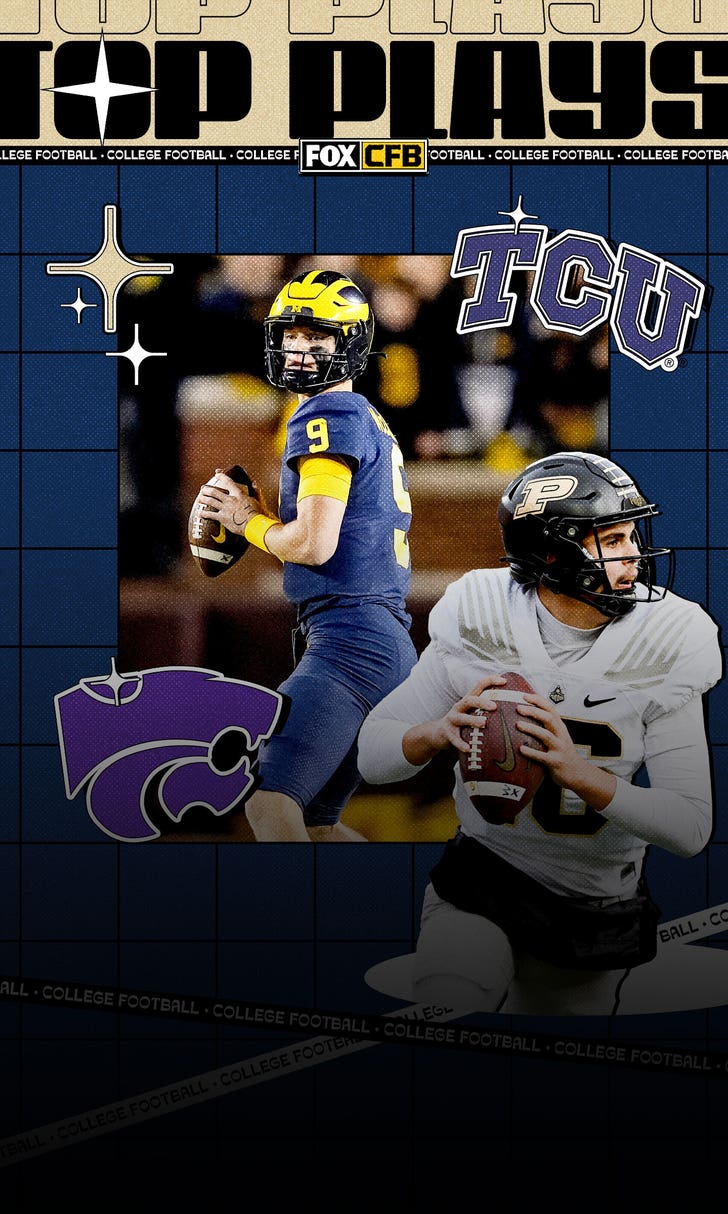 College football top plays: Michigan blasts Purdue; Kansas State upsets TCU