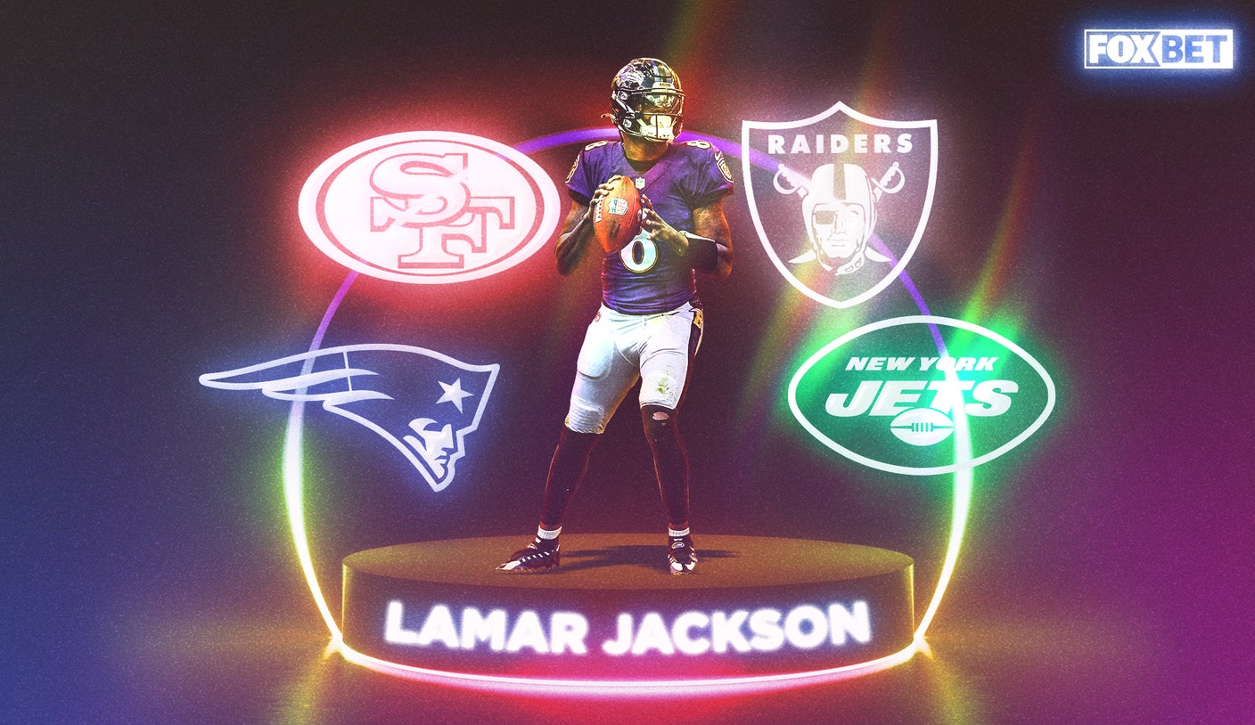 NFL odds on Lamar Jackson's next team, including Jets, Falcons, Raiders