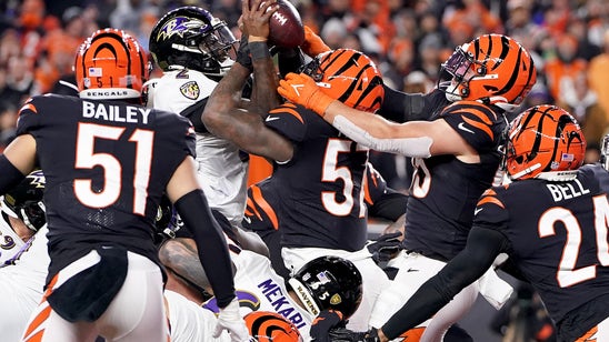 Bengals hold on to beat Ravens behind historic fumble return
