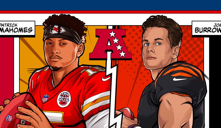 Patrick Mahomes and Joe Burrow Took Different Paths to the AFC Championship  - The New York Times