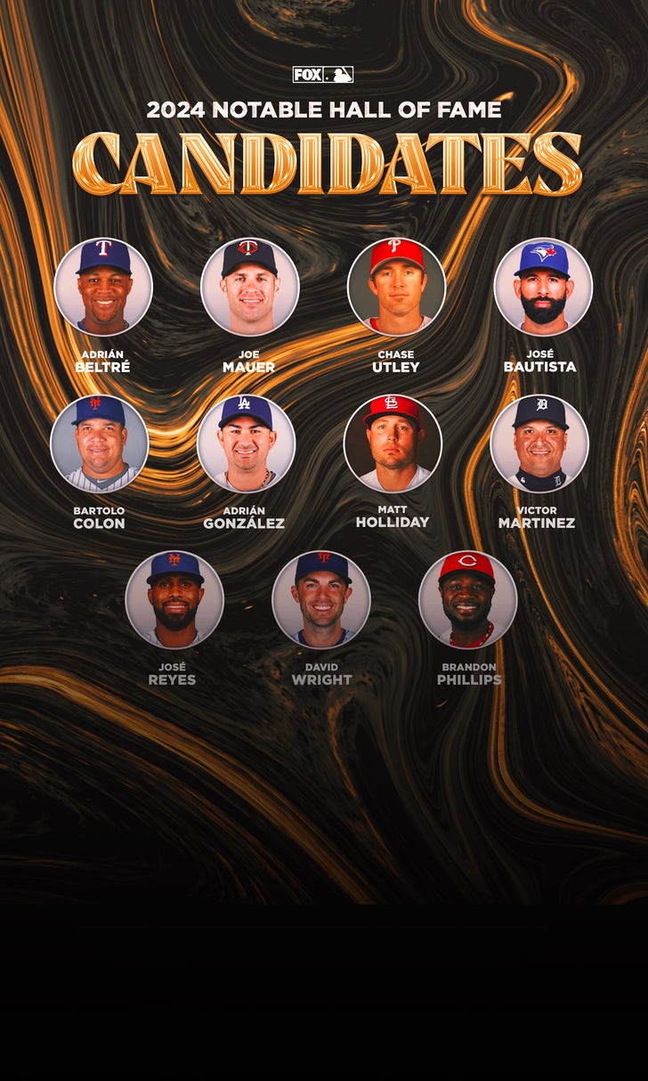 Baseball Hall of Fame: 2024's top first-year candidates