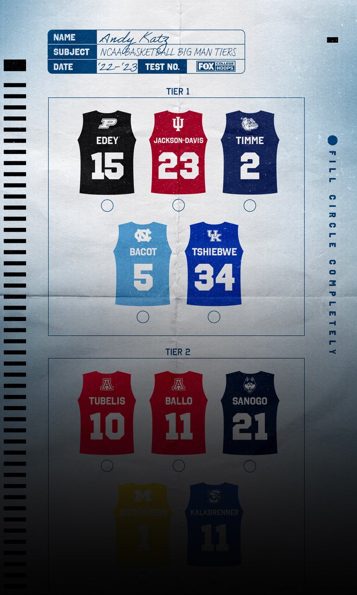 College basketball tiers: Zach Edey, Trayce Jackson-Davis lead top bigs