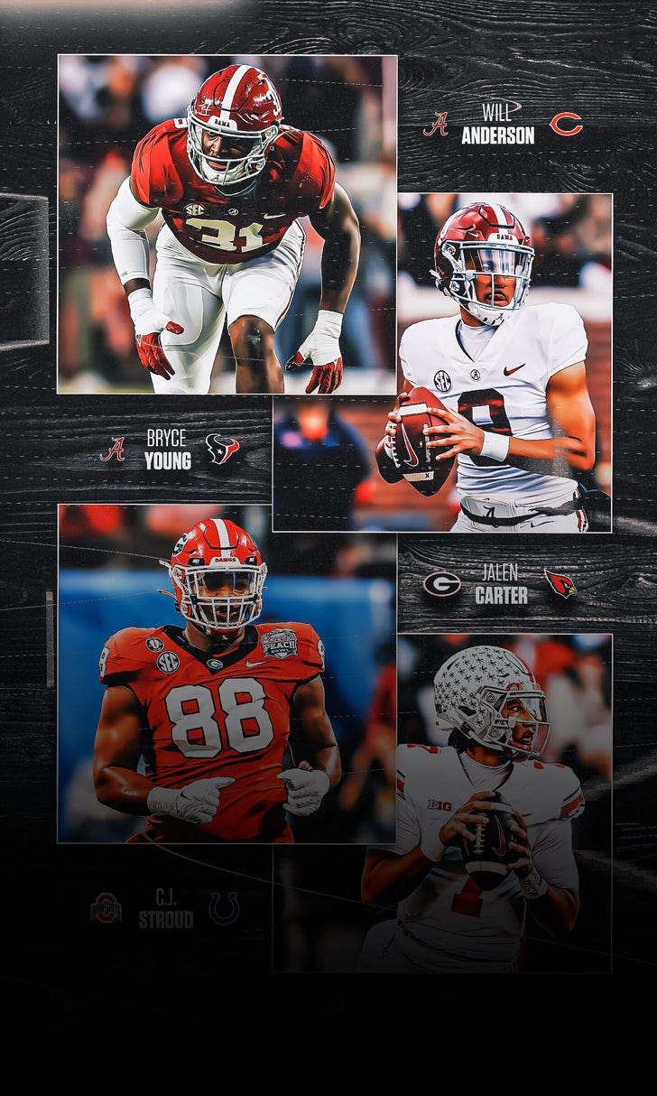 NFL mock draft: Alabama players go 1-2 as non-playoff order is set