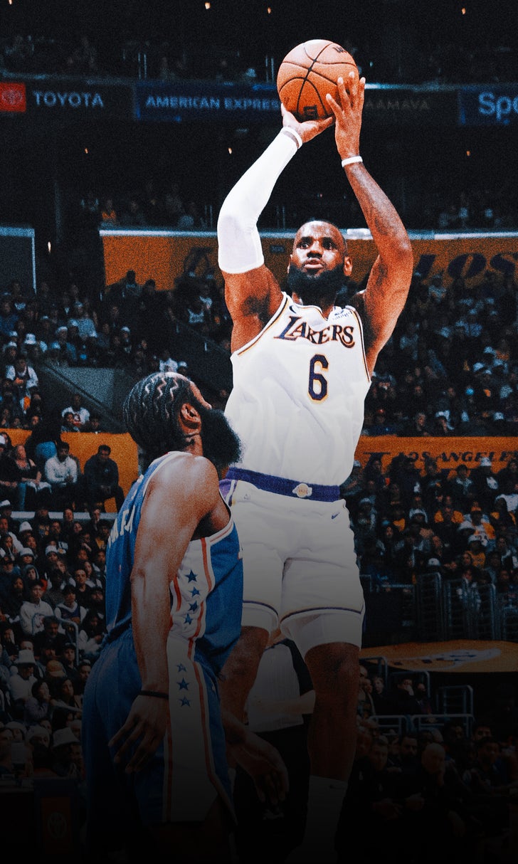LeBron James passes 38,000 points in Lakers' loss to 76ers