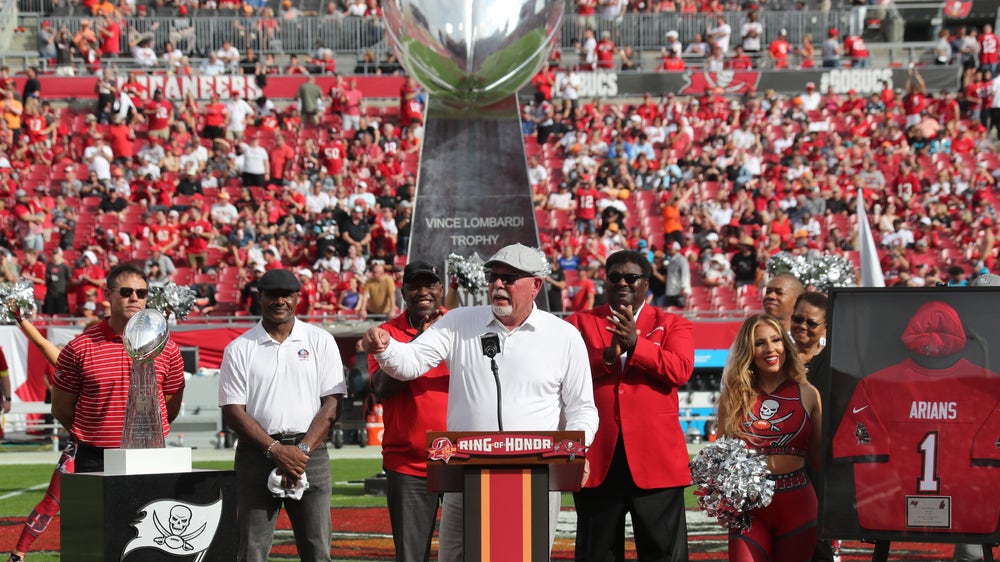 Bruce Arians on Bucs' Ring of Honor, Tampa's post-Tom Brady future and more