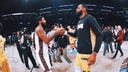 LeBron James on whether Kyrie Irving can help Lakers: 'Duh'