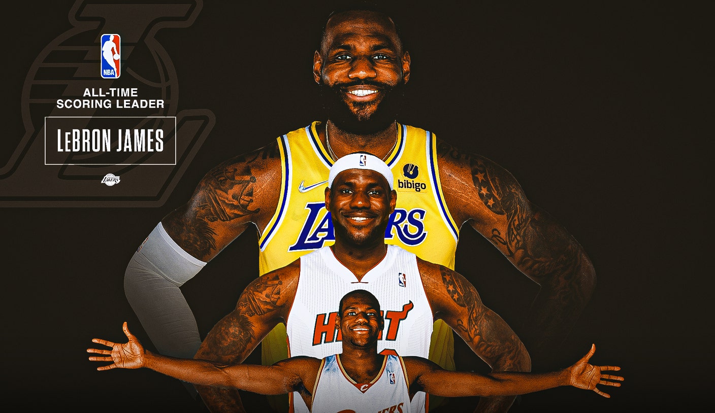 Los Angeles Lakers: LeBron James 2023 All-Time Scoring Leader Shot