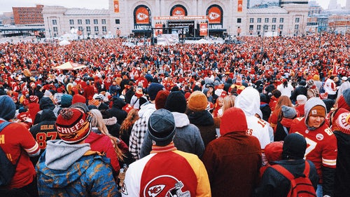 PATRICK MAHOMES II Trending Image: Kansas City Chiefs' Super Bowl parade: Sights and sounds