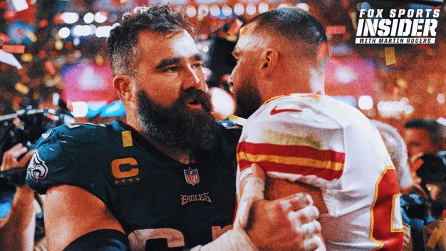 Tearful Travis Kelce after winning Super Bowl: 'I feel a whole lot for my brother'
