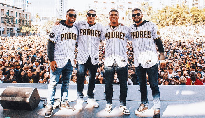 Padres historical moments jerseys