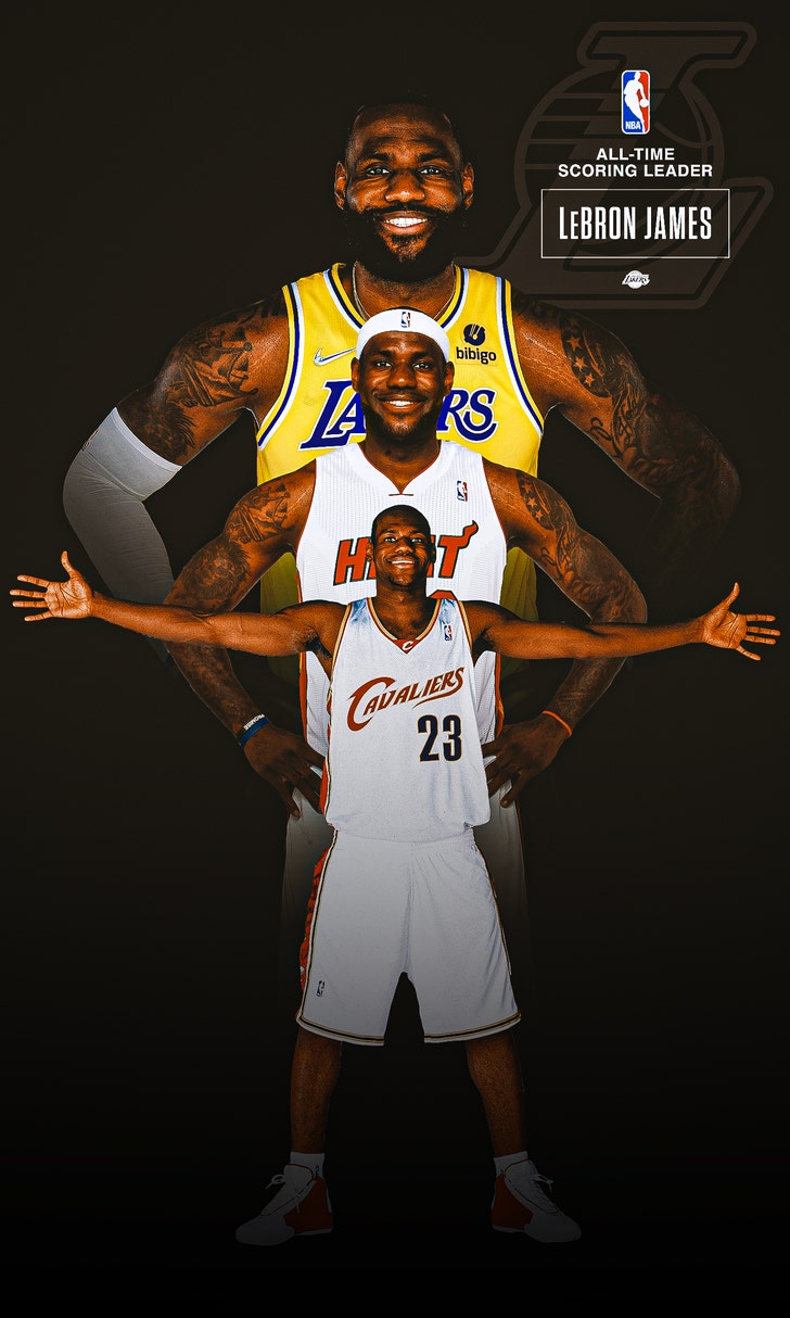 How LeBron James became the NBA's scoring 'King'