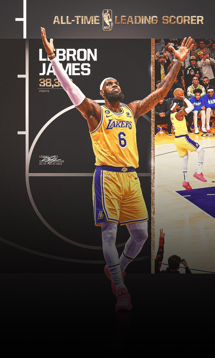 Sports stars, celebrities react to LeBron James breaking NBA scoring record