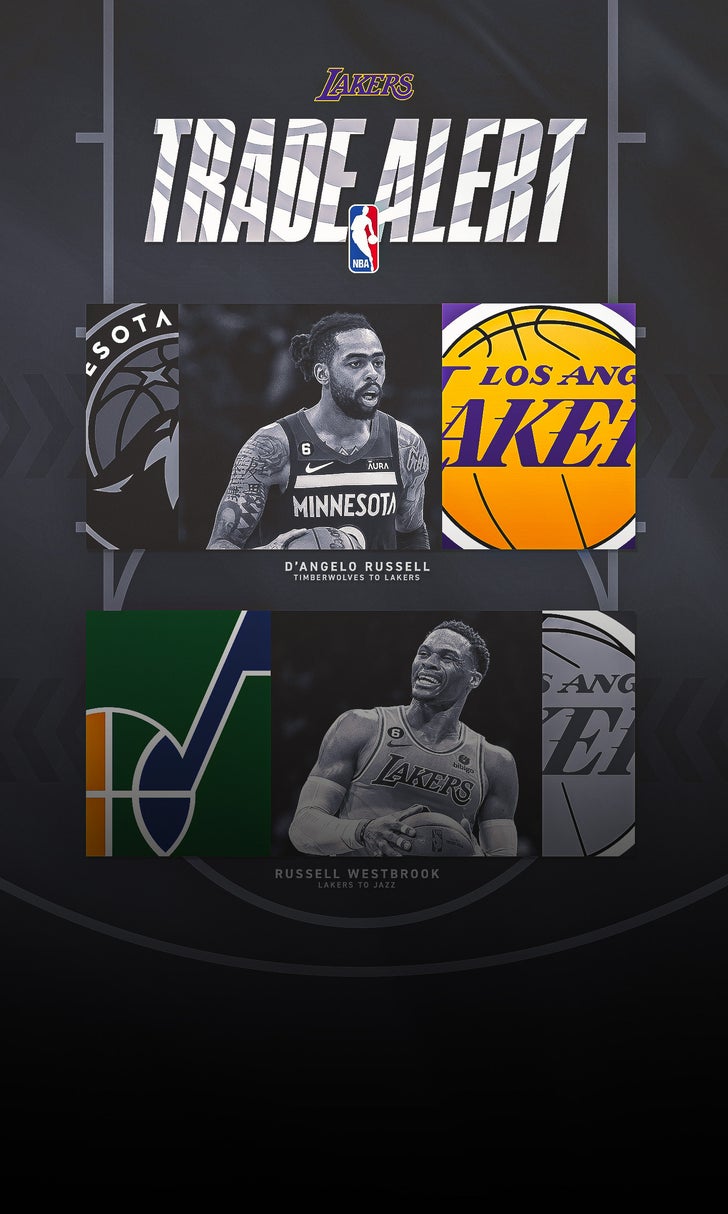 Lakers swap Russell Westbrook for D'Angelo Russell in three-team deal