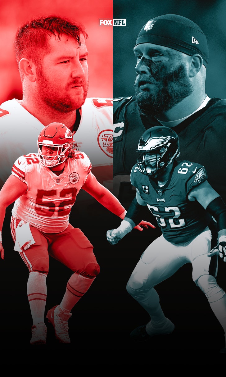 Chiefs, Eagles boast strong O-lines. Both were built differently