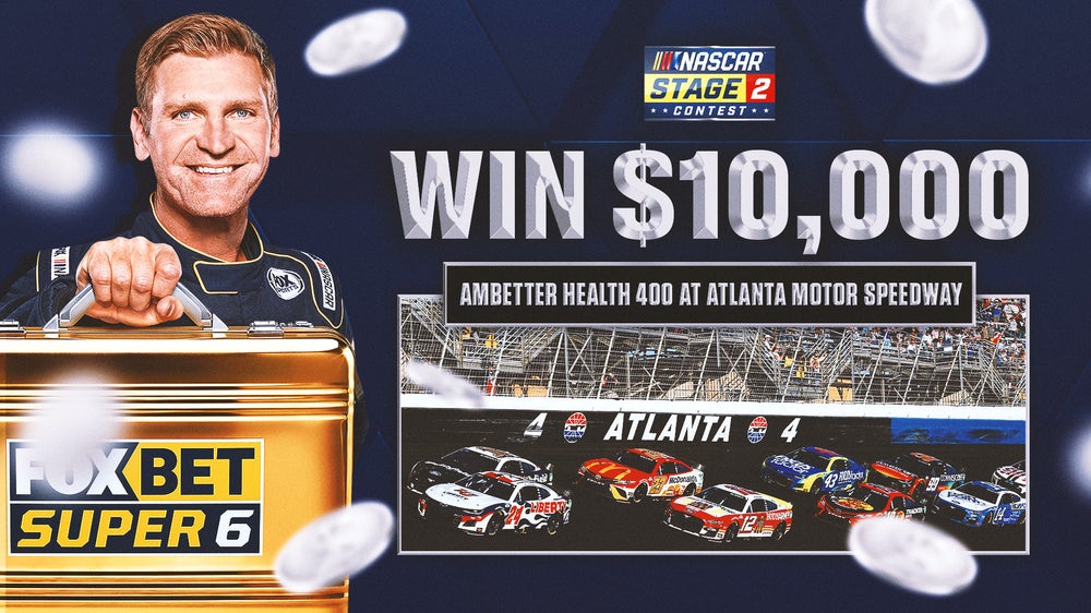 Cash in on $10K playing FOX Bet Super 6 NASCAR contest featuring Atlanta