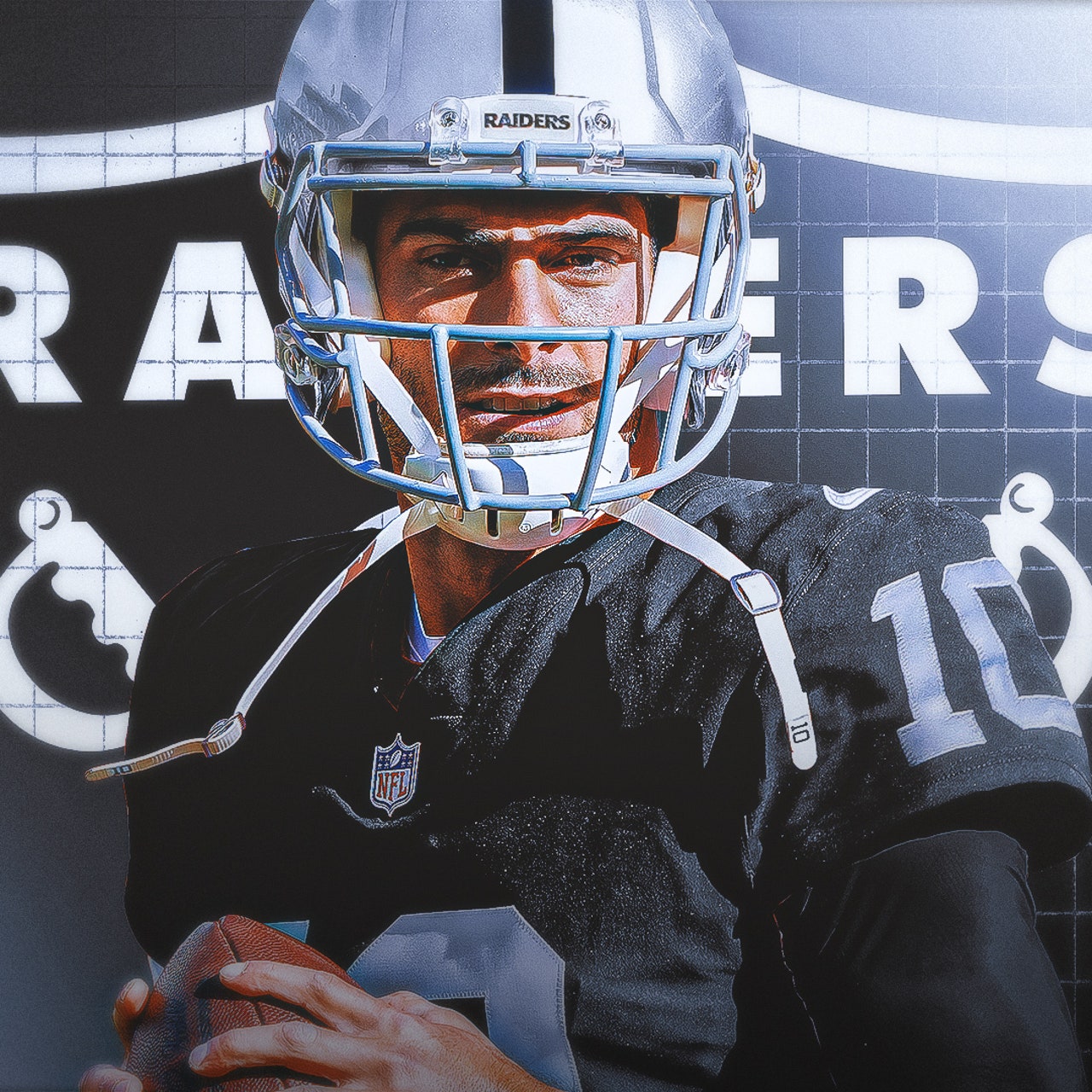 Raiders super bowl jersey