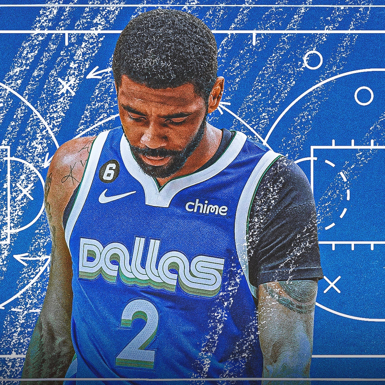 Irving debuts in Dallas not wanting to talk about future