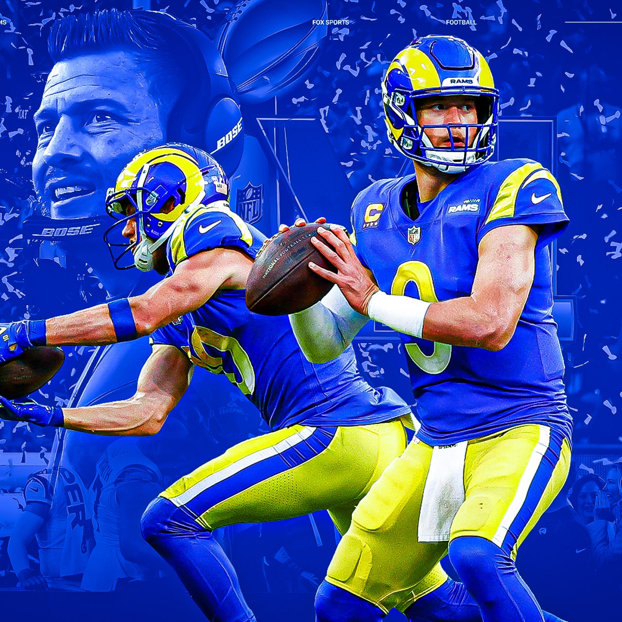 Los Angeles Rams Matthew Stafford rookie jersey