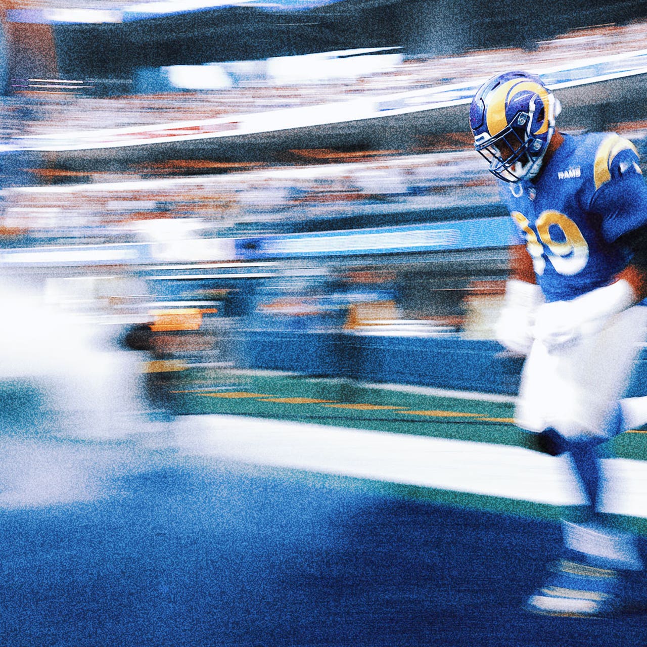 Aaron donald color rush jersey top