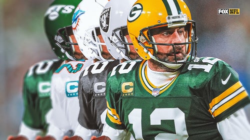 DAVANTE ADAMS Trending Image: Aaron Rodgers’ most likely landing spots after Derek Carr domino falls