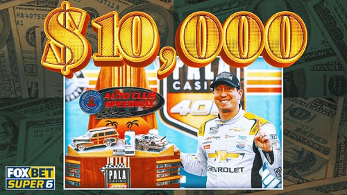 CUP SERIES Trending Image: FOX Bet Super 6 player wins Clint Bowyer's $10K in Fontana NASCAR contest