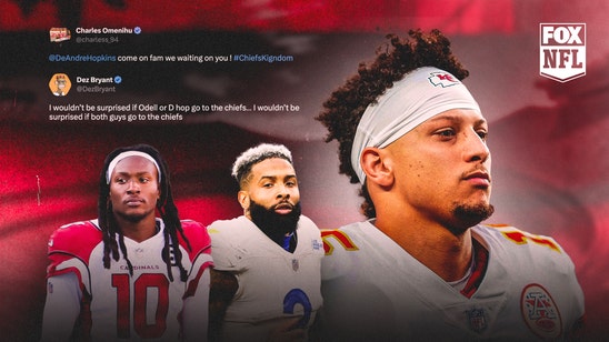 Patrick Mahomes likes tweets suggesting OBJ, DeAndre Hopkins join Chiefs