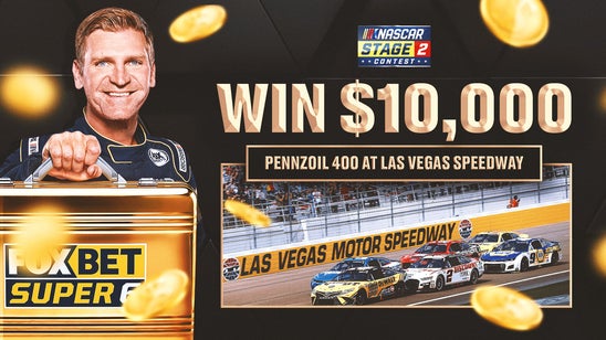 $10K jackpot up for grabs in FOX Bet Super 6 Las Vegas Nascar challenge