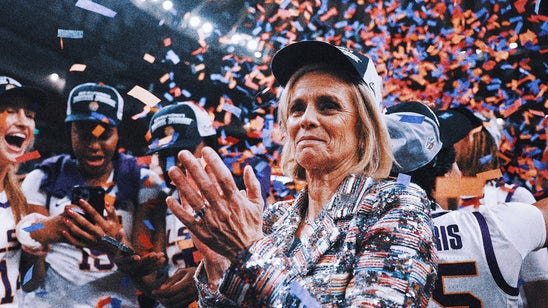 LSU puts up billboard near Baylor as Kim Mulkey returns to Texas for Final Four