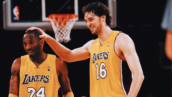 Pau Gasol thinking of Kobe Bryant ahead of Lakers honor: 'He elevated me'