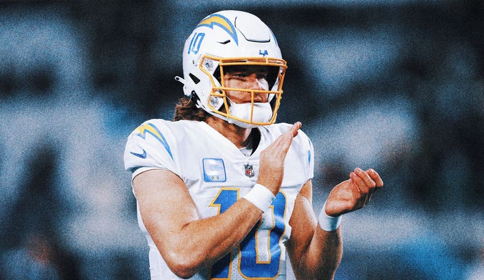 Justin Herbert, Chargers' red-hot rookie QB, presents big