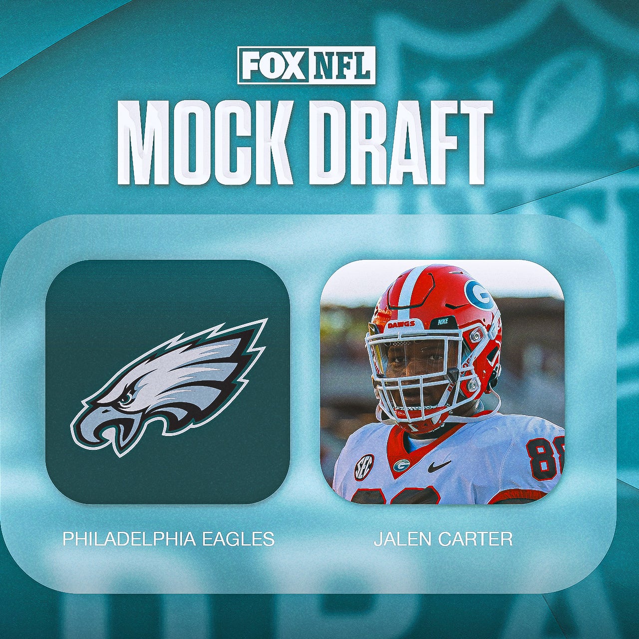 Philadelphia Eagles Central on X: Would you be satisfied with this 3-round  mock draft for the #Eagles? Round 1, pick 10: Jalen Carter — DT, Georgia  Round 1, pick 20 (via SEA):