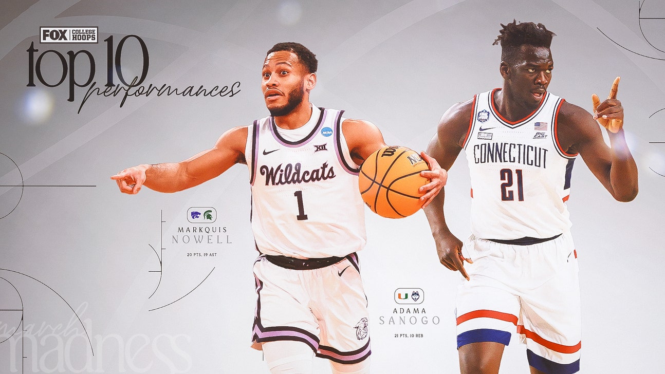Markquis Nowell, Adama Sanogo headline top 10 performances of NCAA Tournament