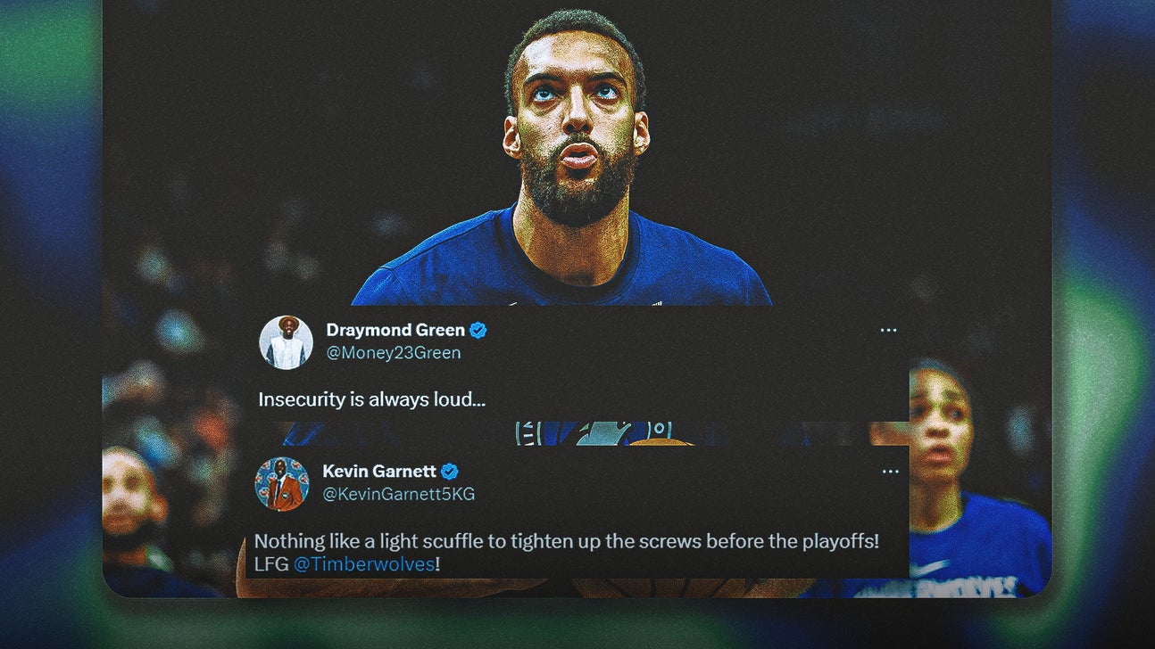 Draymond Green, Kevin Garnett have different reactions to Rudy Gobert's punch