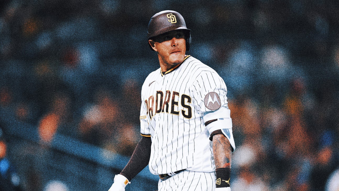 Padres' Manny Machado ejected for arguing pitch-clock violation