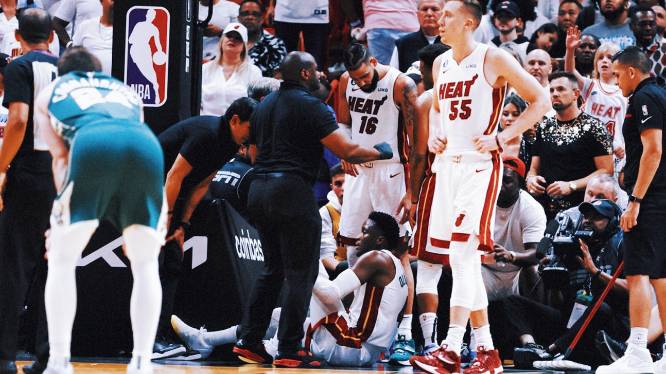 Victor Oladipo reportedly suffers torn patellar tendon in Heat's Game 3 win